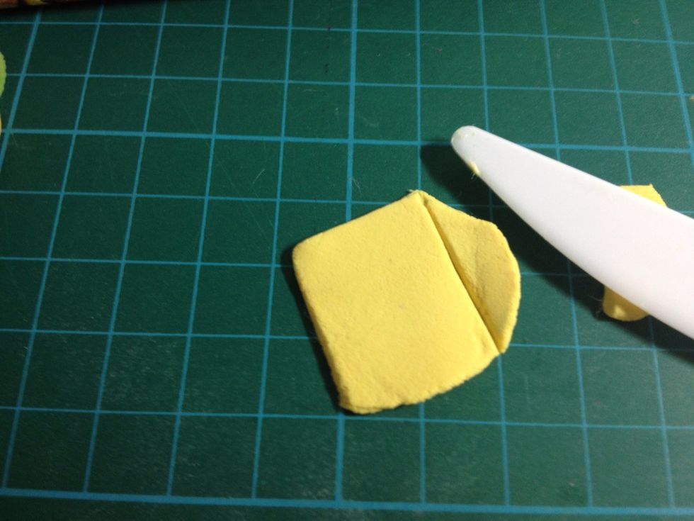 - Cut it into square.