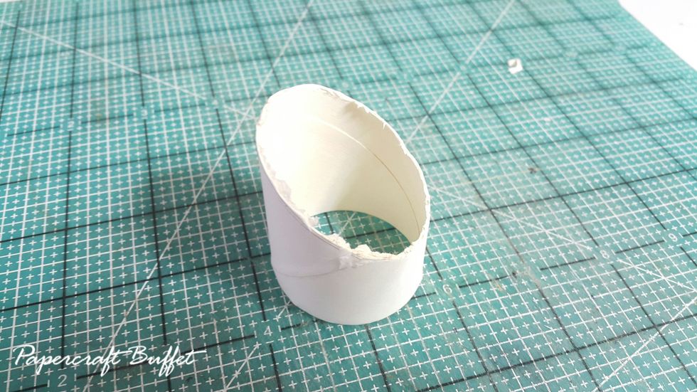 Cut it out, don't care how ugly it is.