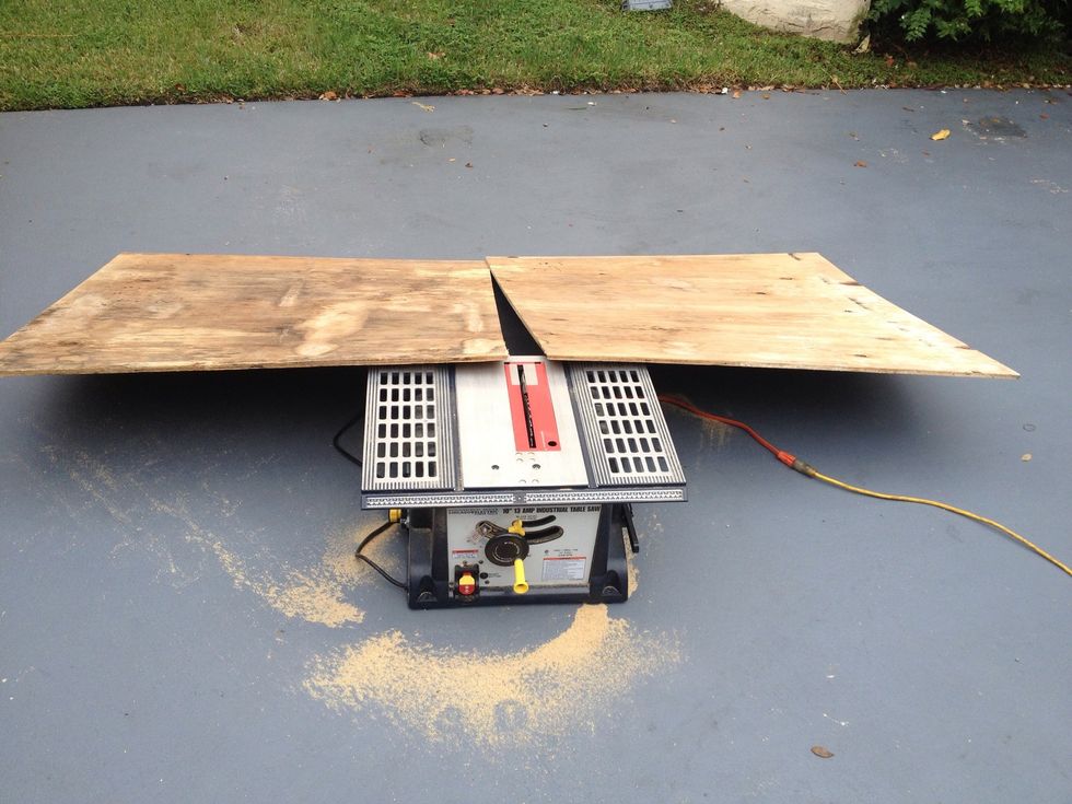 Cut my plywood in half