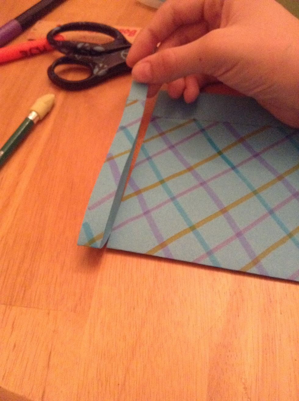 Cut of strip it will be your handle