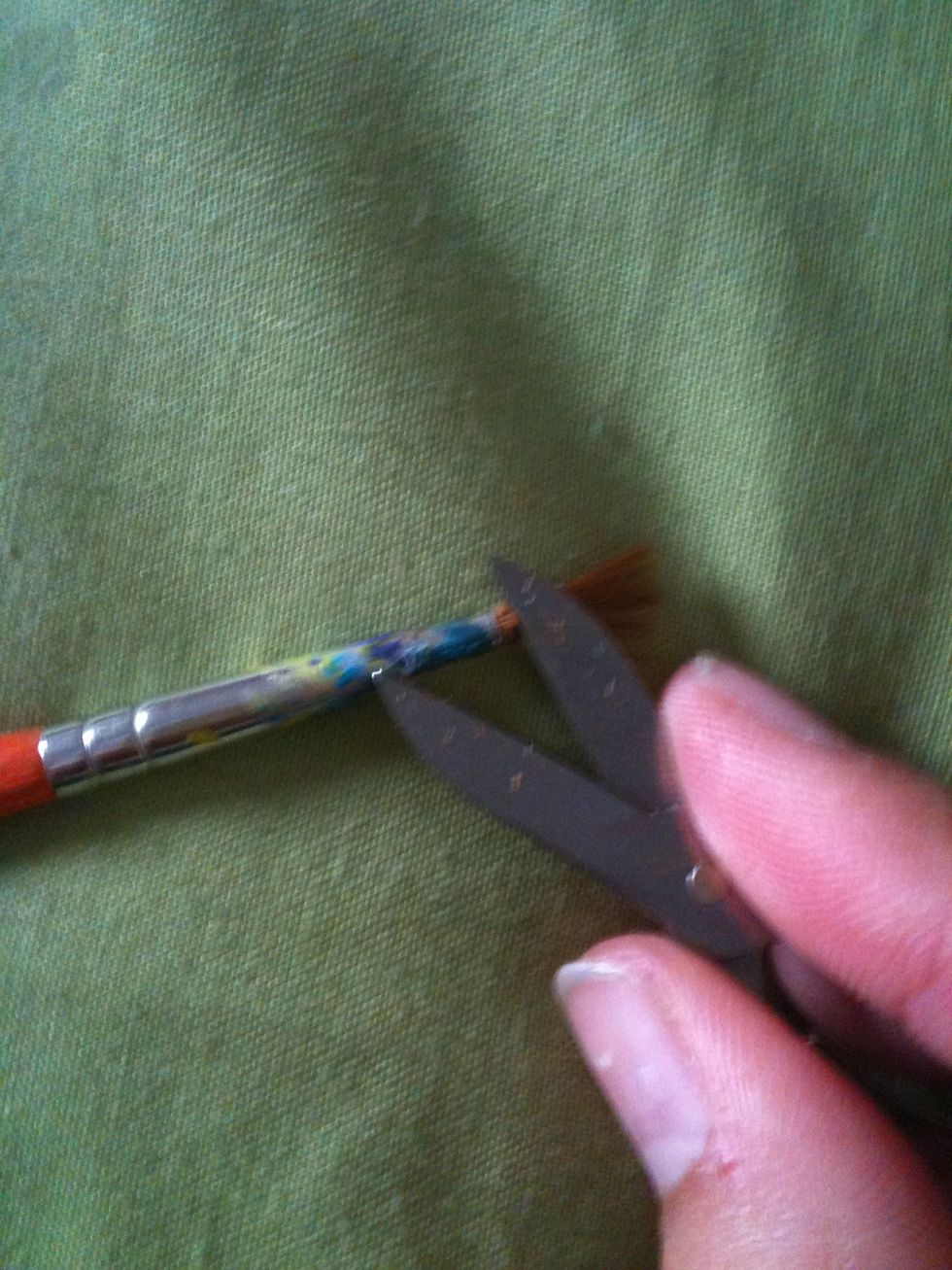 Cut off all little uneven parts