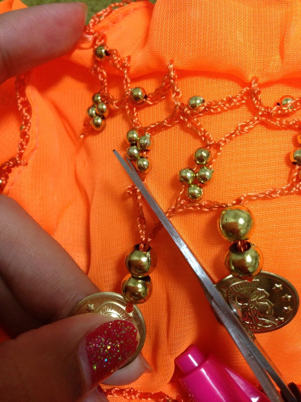 cut off all the beads