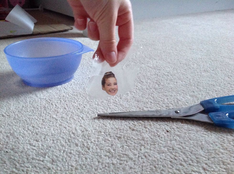 Cut off all the extra tape