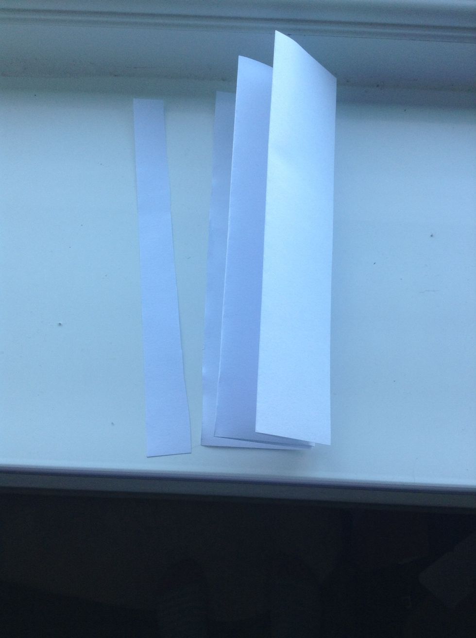 Cut off any excess paper