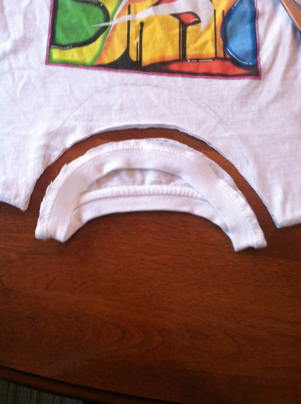 Cut off collar (through both sides).