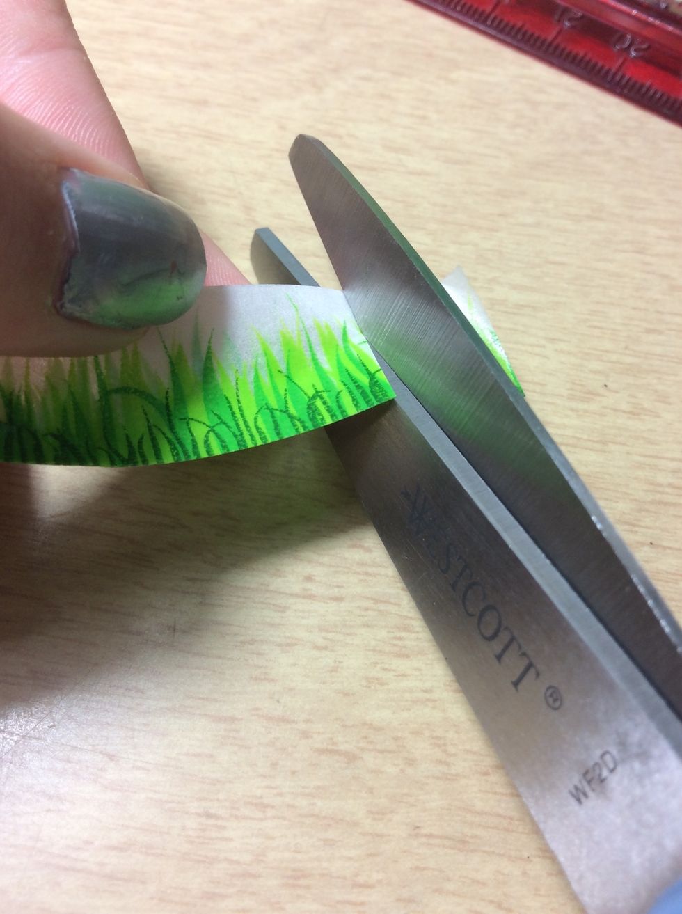 Cut off extra tape or to the desired length