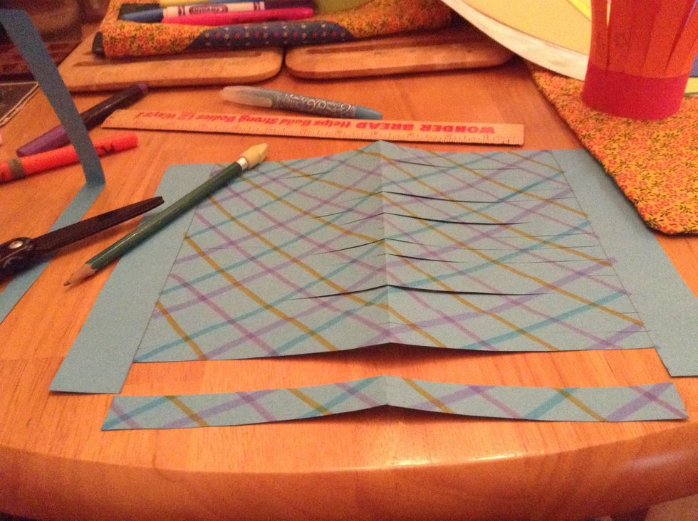 Cut off strip NOT including blank part you could u it as strap but I find it to be to short