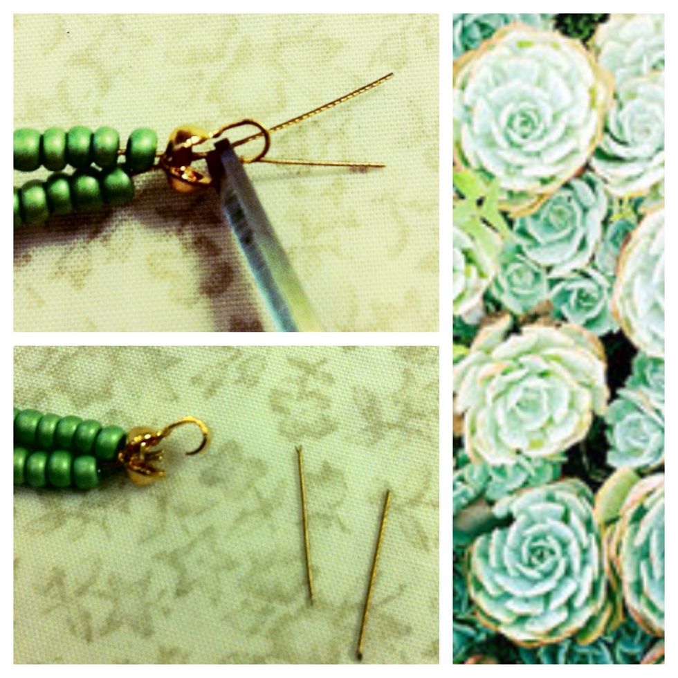 Cut off the extra wire.