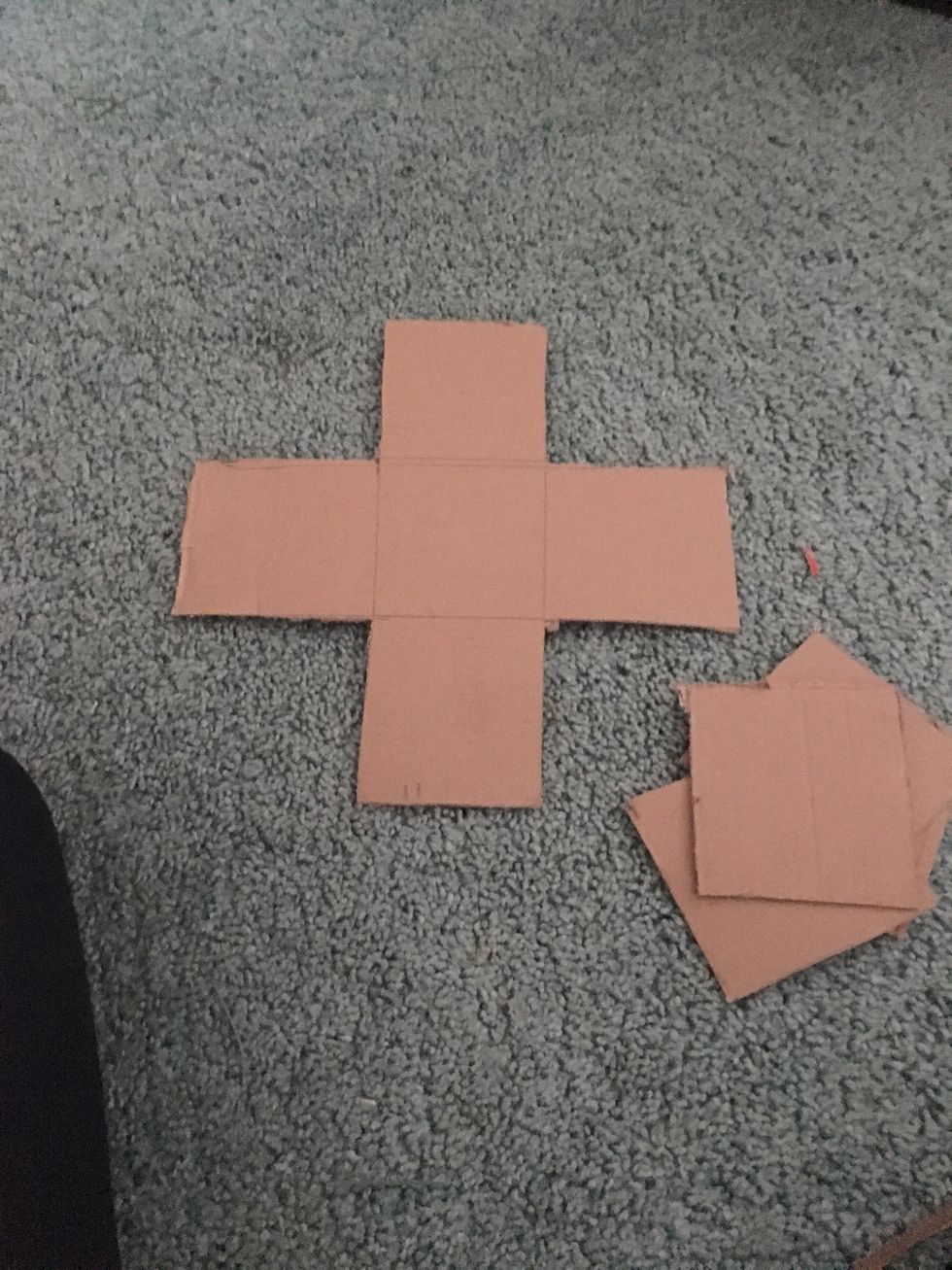 Cut off the four corners