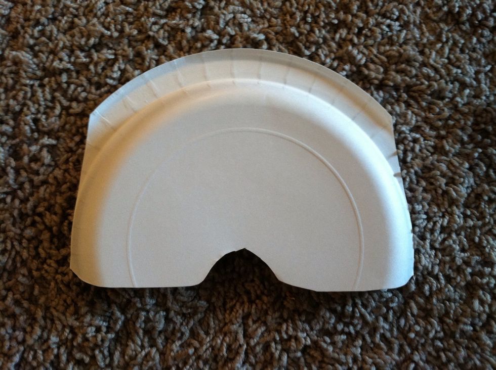 Cut off the sides for the edges of the ears.