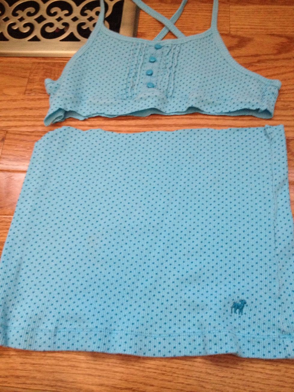 Cut off the sleeves of your shirt.
