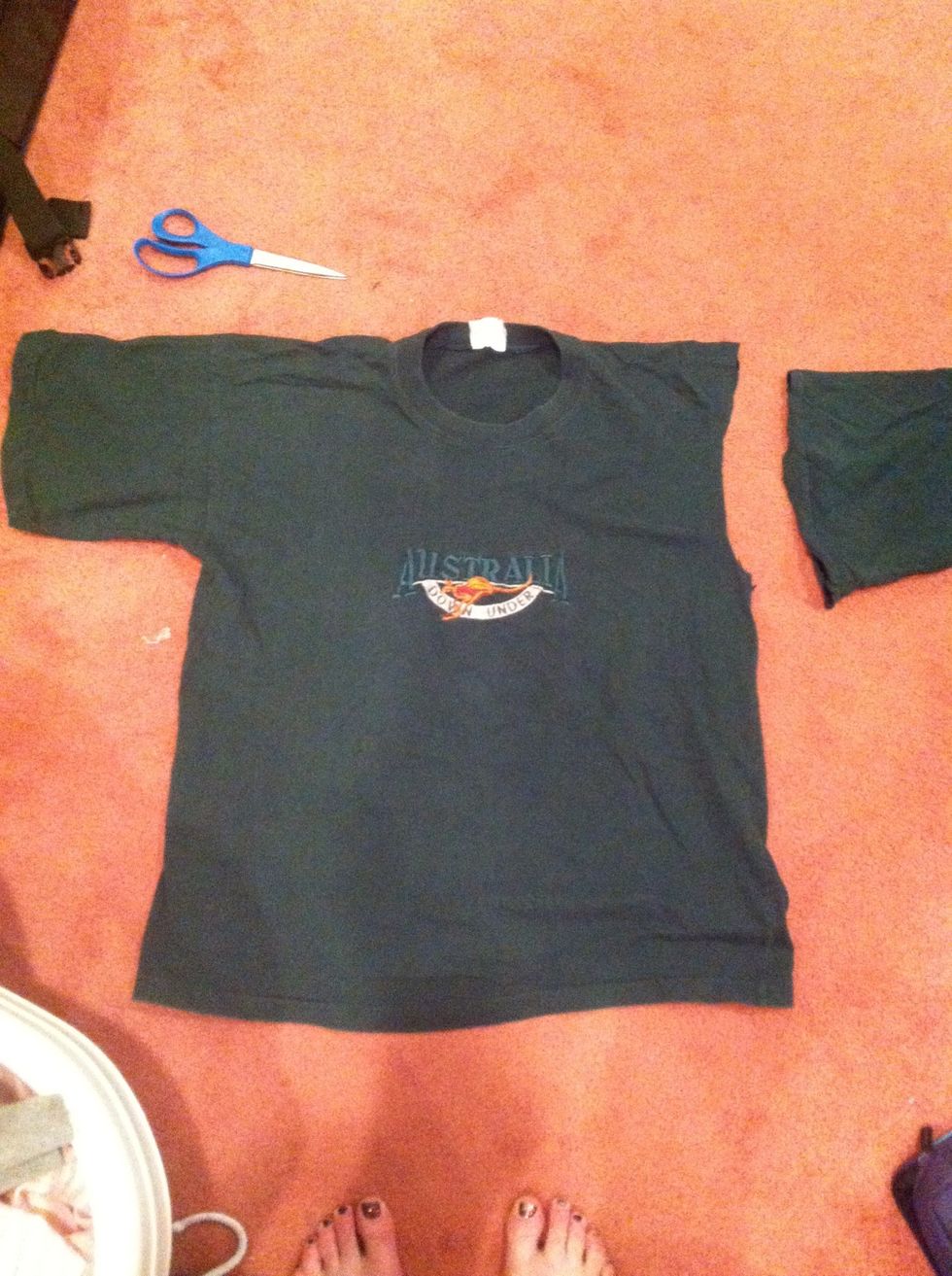 Cut off the sleeves