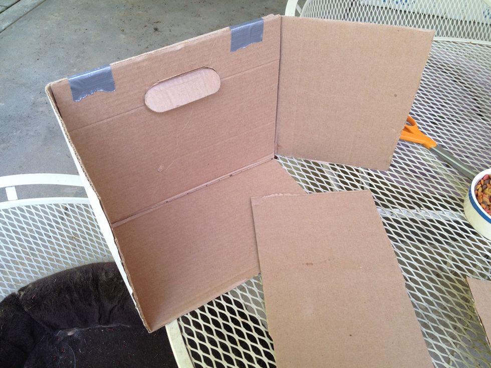 Cut off this excess from both sides for later use.