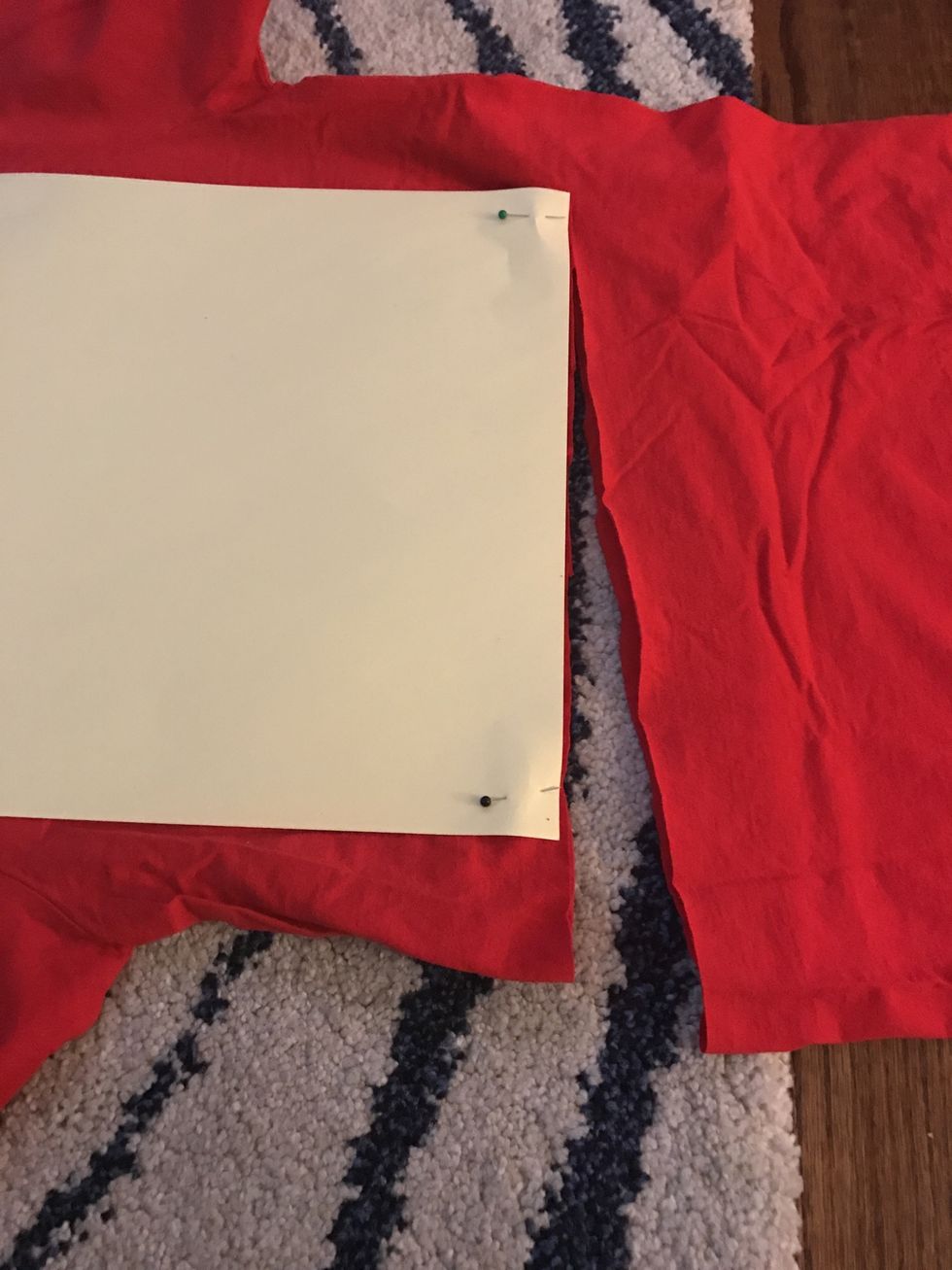 Cut on all 4 sides using your sharp scissors. Please note, the neater your cutting, the easier it will be to sew together later on.