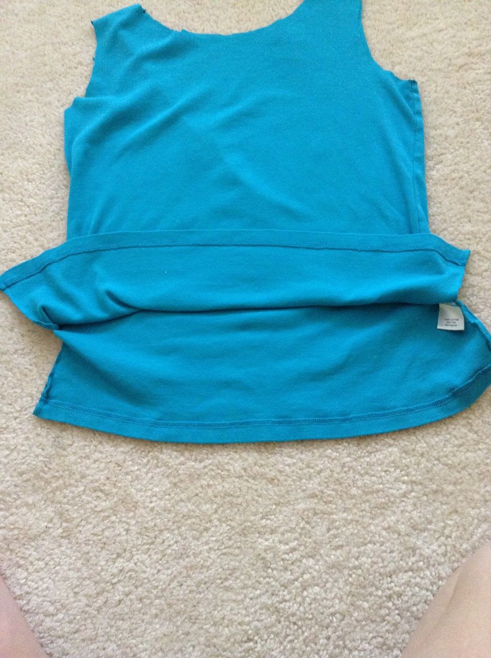 cut ONLY the back- ONLY. THE. BACK.