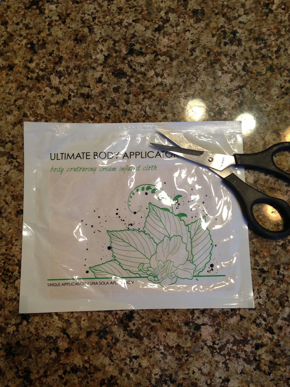 Cut open your wrap carefully!
