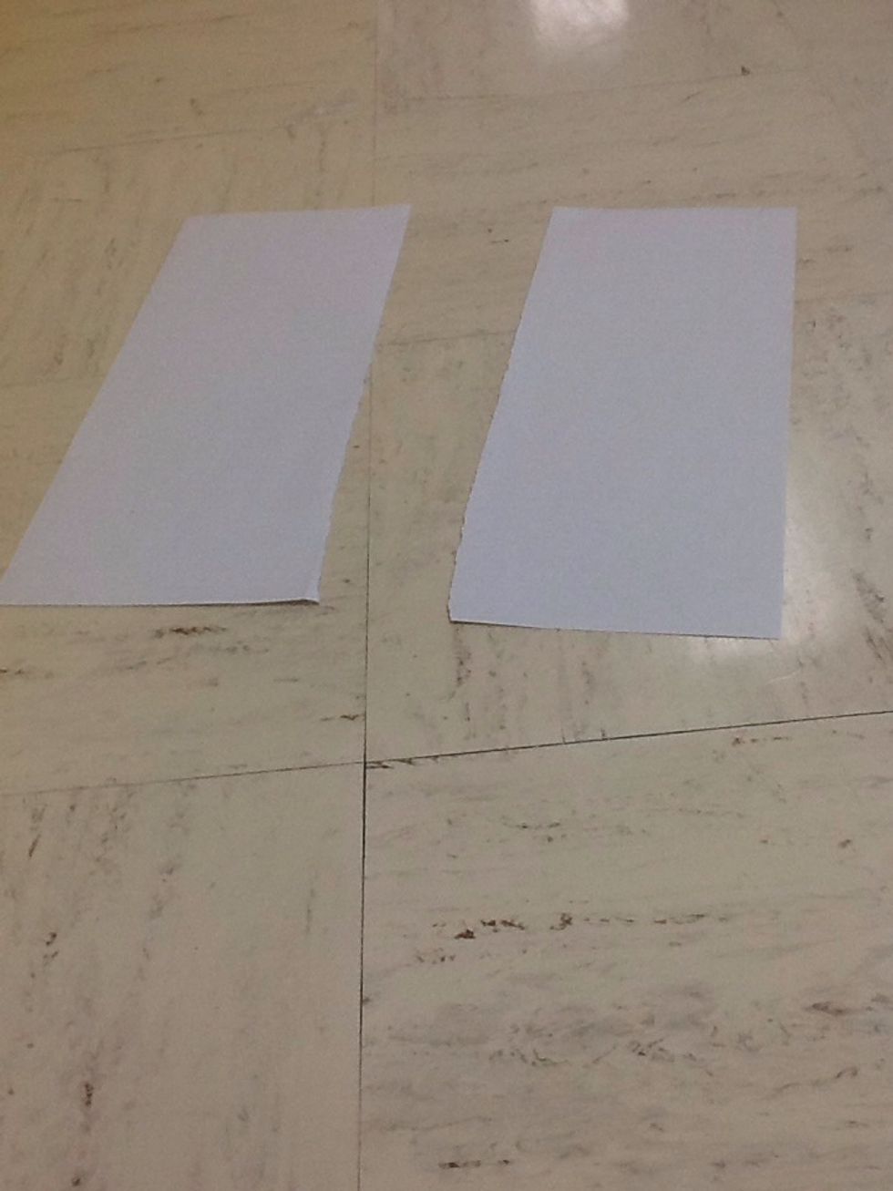 Cut or tear down the fold