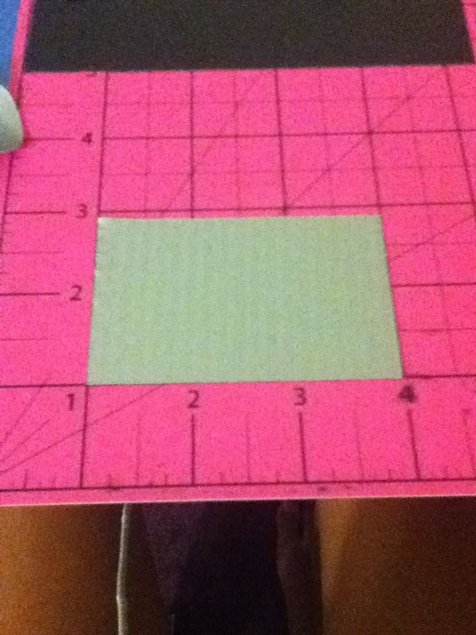 Cut out a 2x3 inch tape