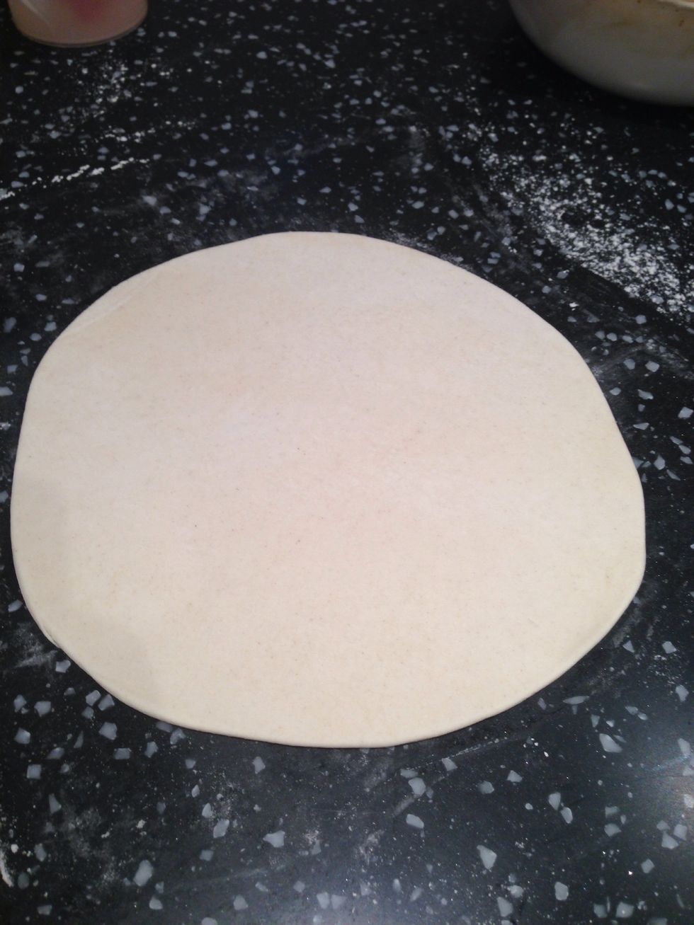 Cut out a circle of pastry for the top of the pie
