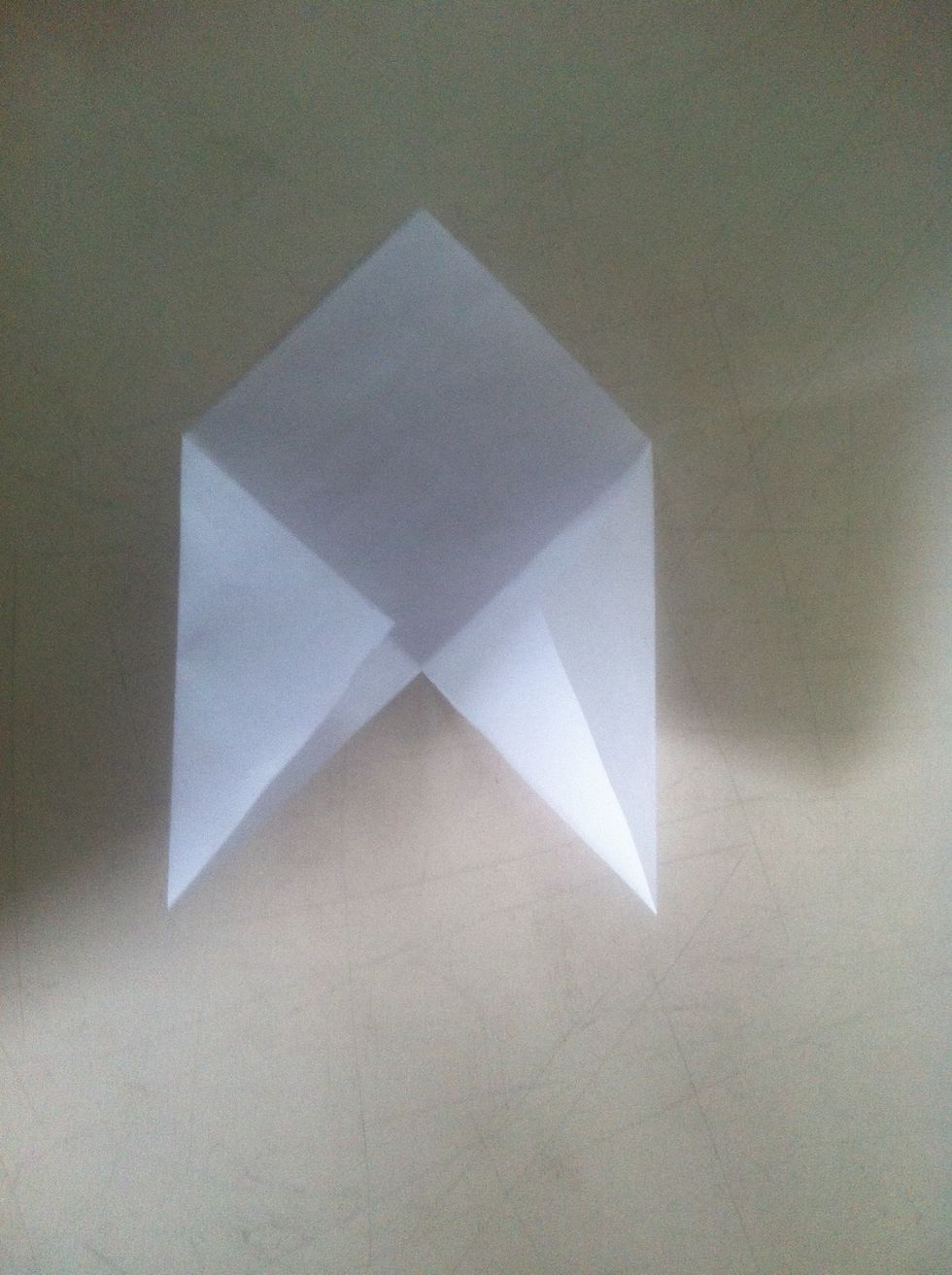 Cut out a square ..and you will be left with this