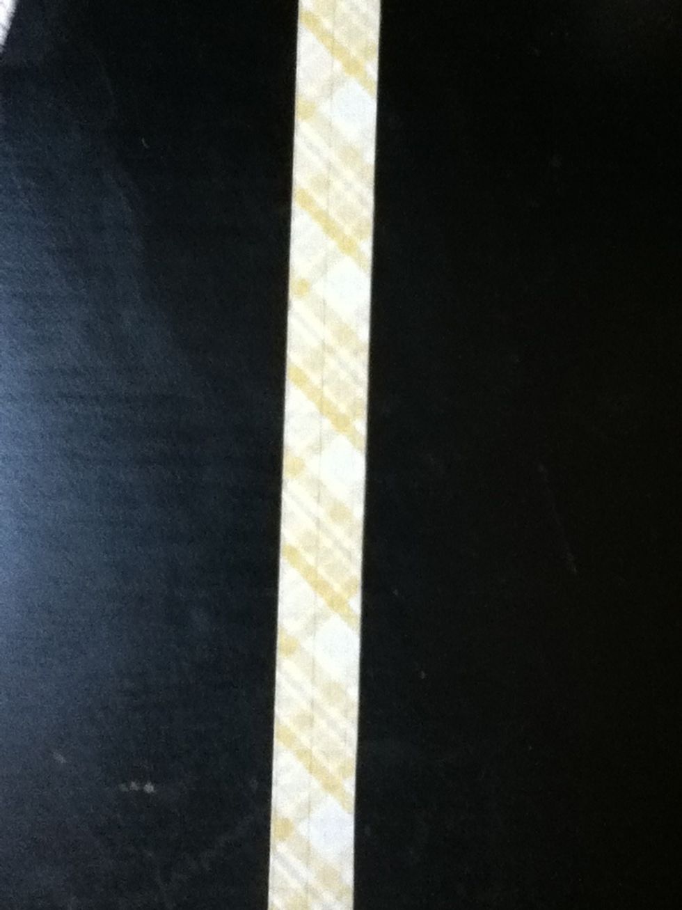 Cut out a strip to march the measurement.