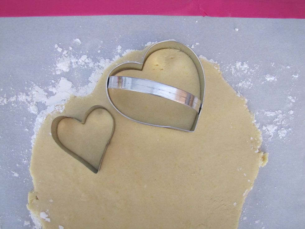 Cut out fun shapes with your cookie cutters!