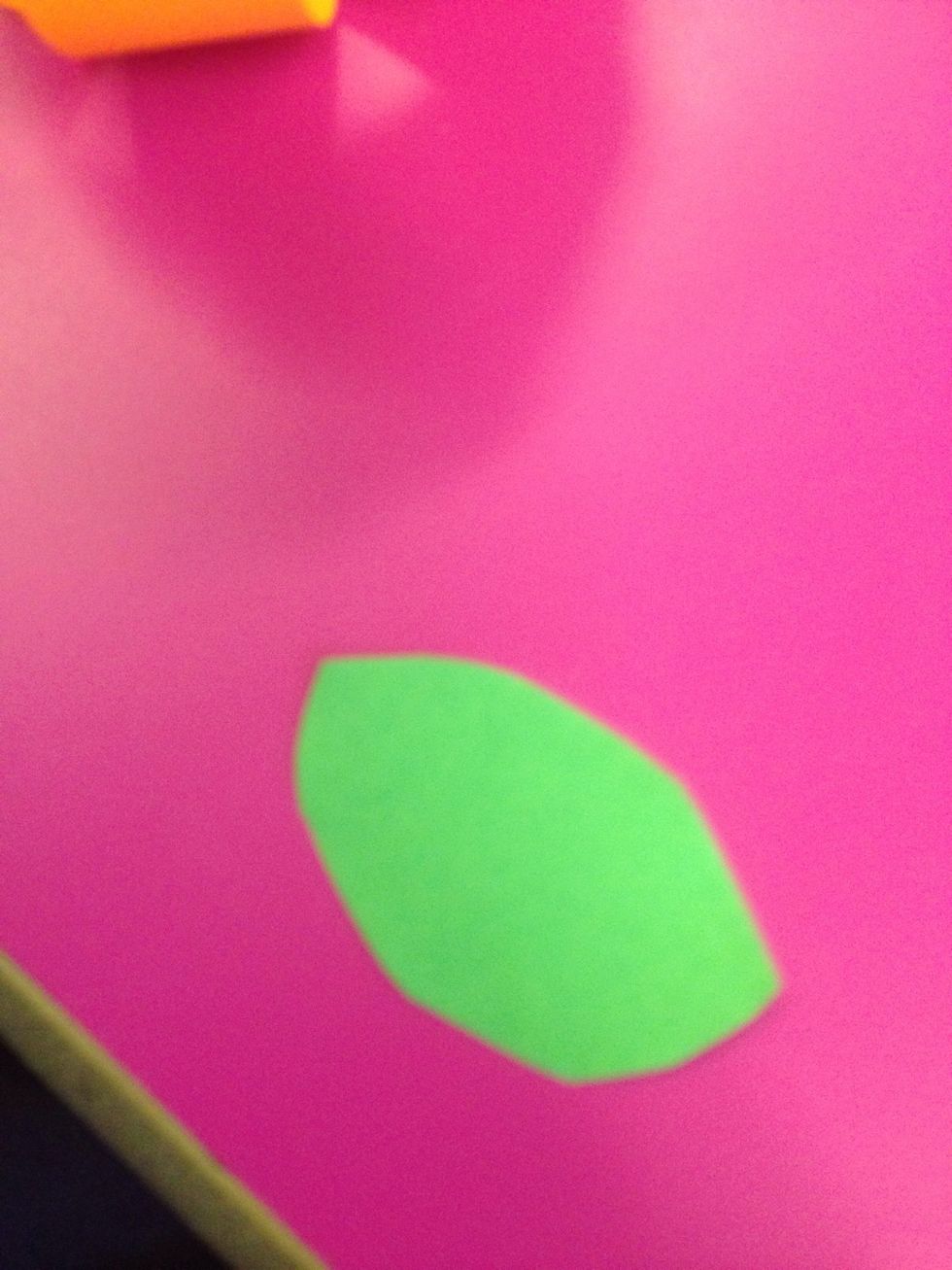 Cut out some leaves.
