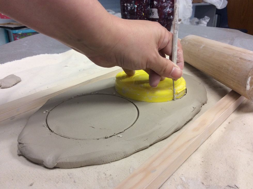 Cut out the base and the top