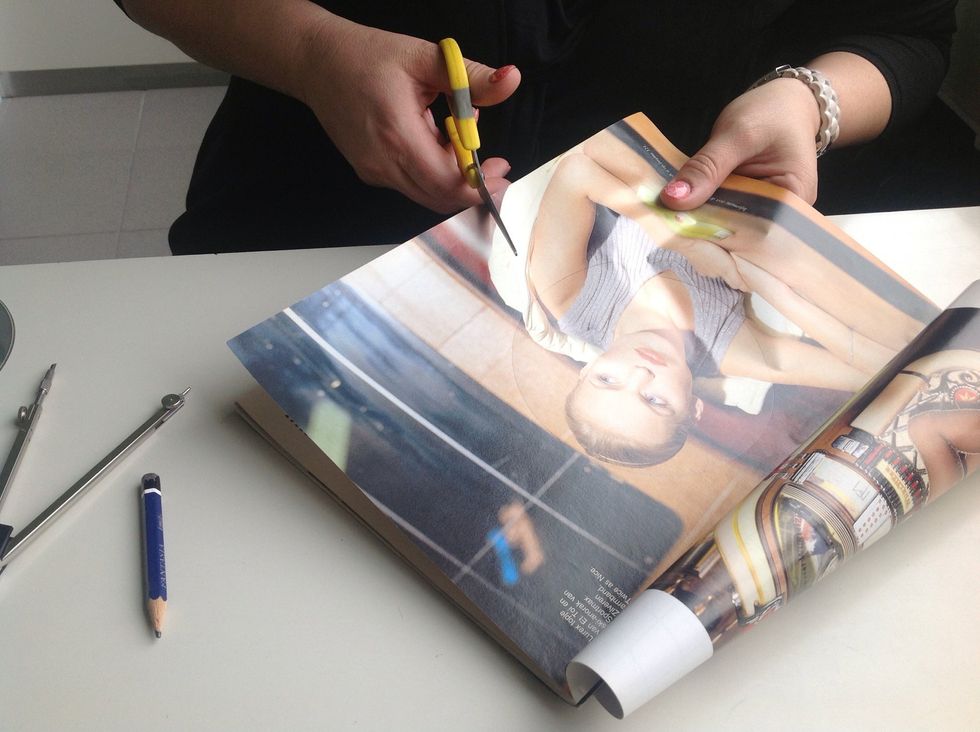 Cut out the picture.