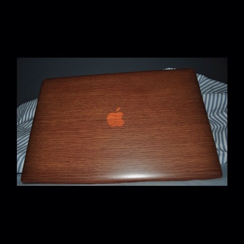 Cut out the shape, peel off the back and stick er on