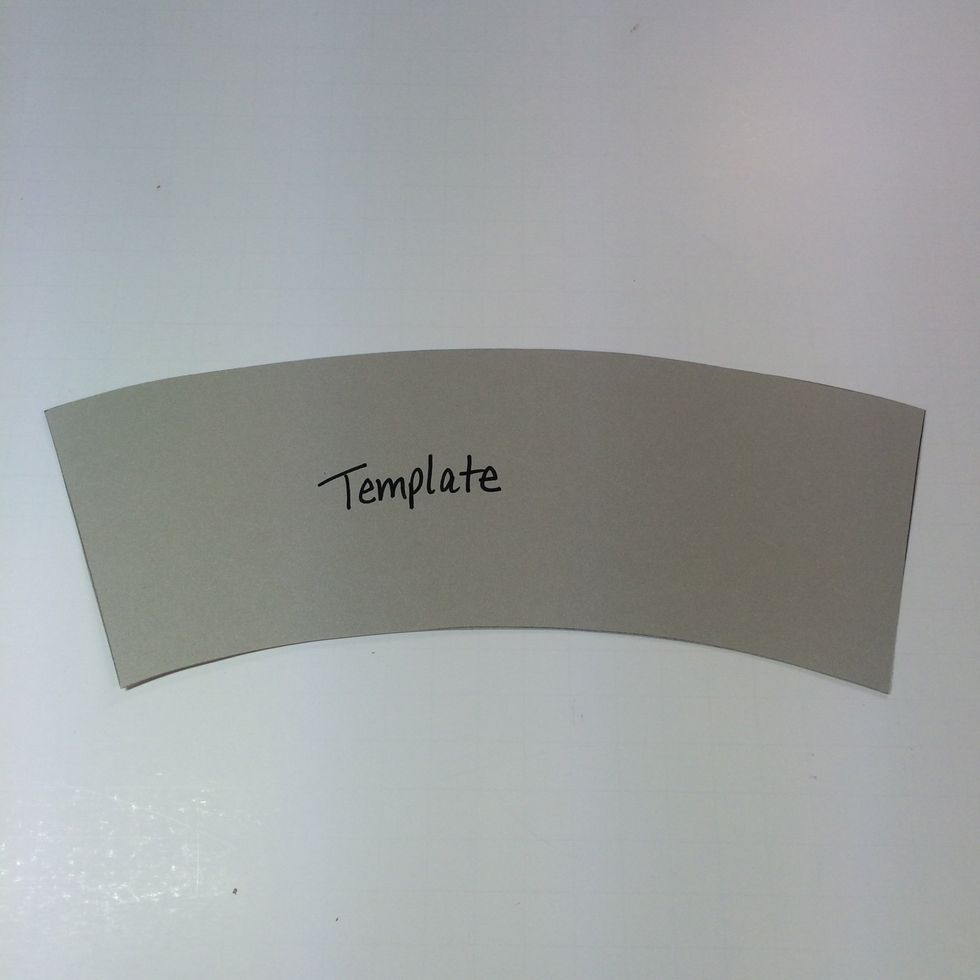 Cut out traced shape correcting any imperfections as you go. (It doesn't have to be totally perfect.)