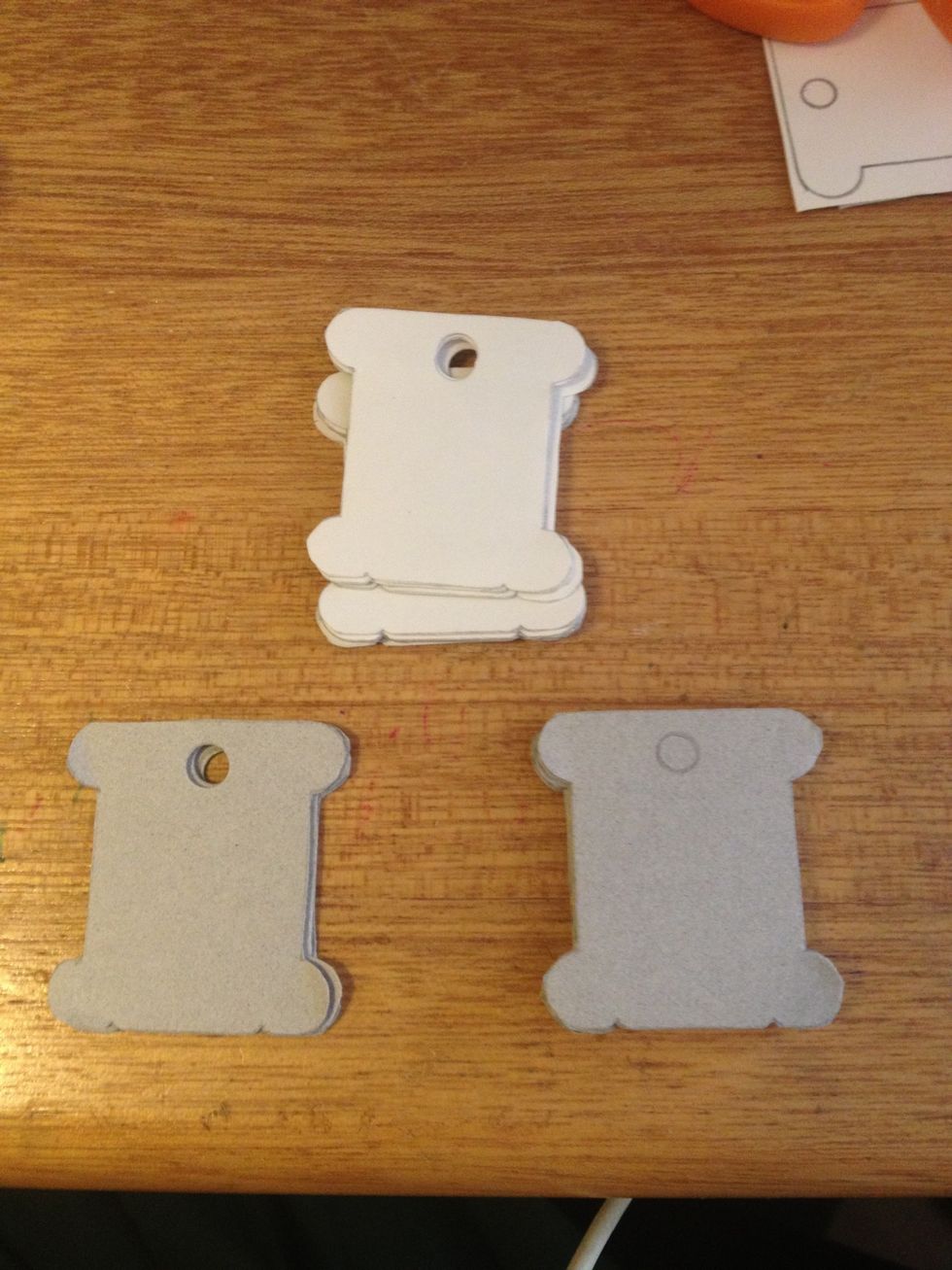 Cut out your bobbins
