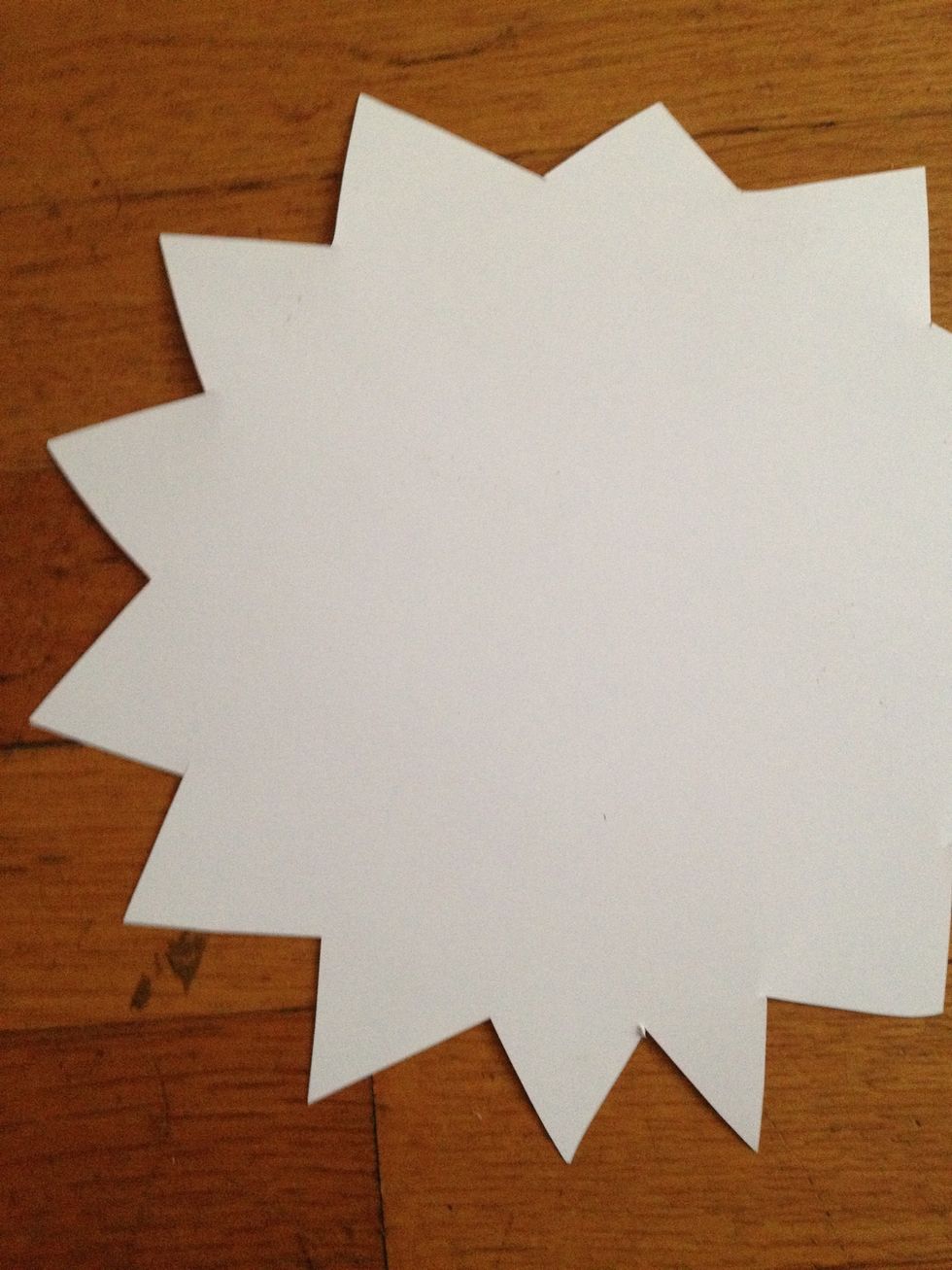 Cut out your sunflower