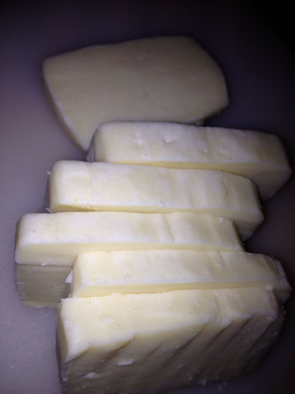 Cut Paneer into quater inch chunks brush them with oil and grill them on a pan 1 1/2 - 2 mins on each side. Put a little salt and pepper