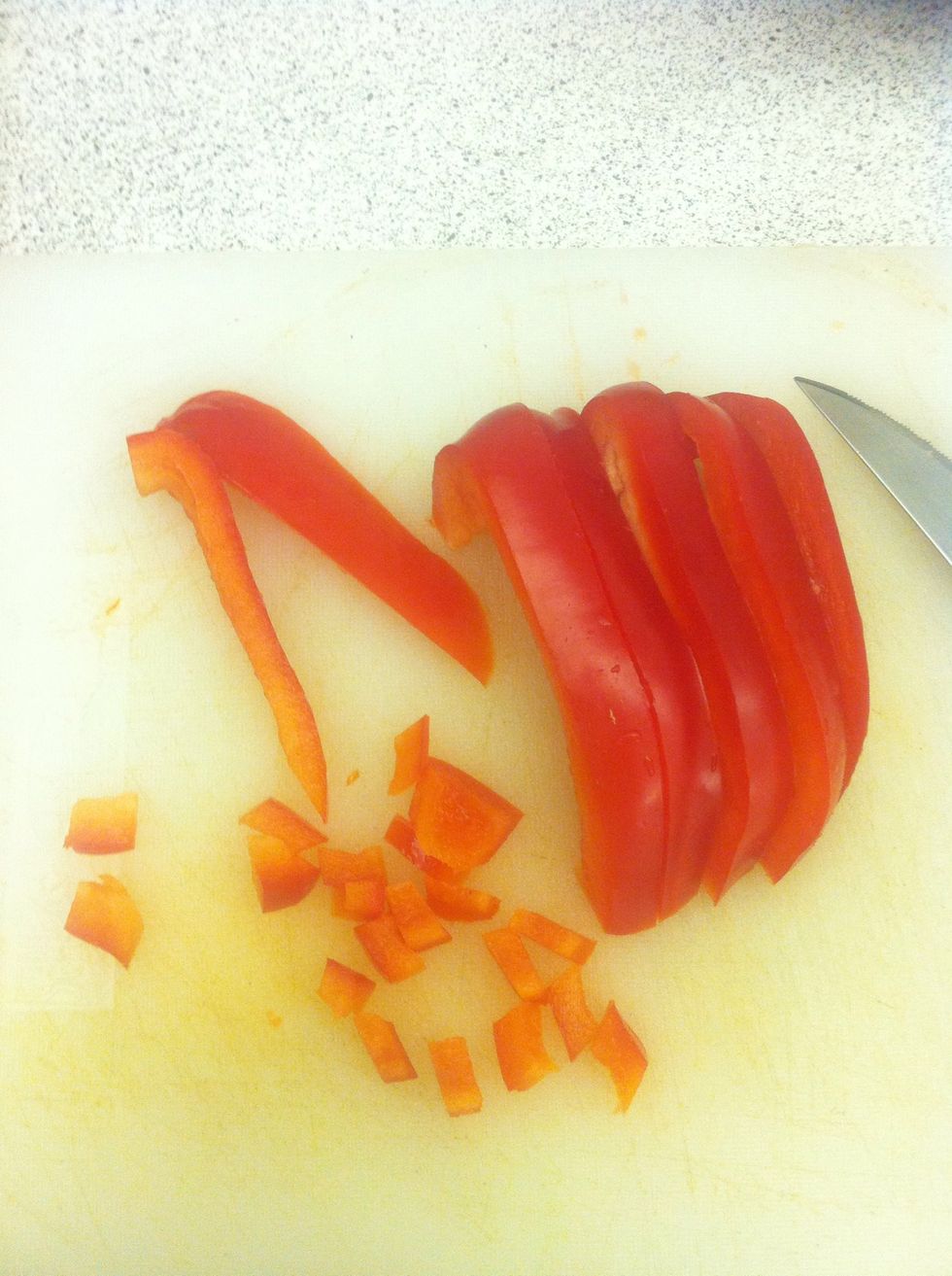 Cut paper into small pieces