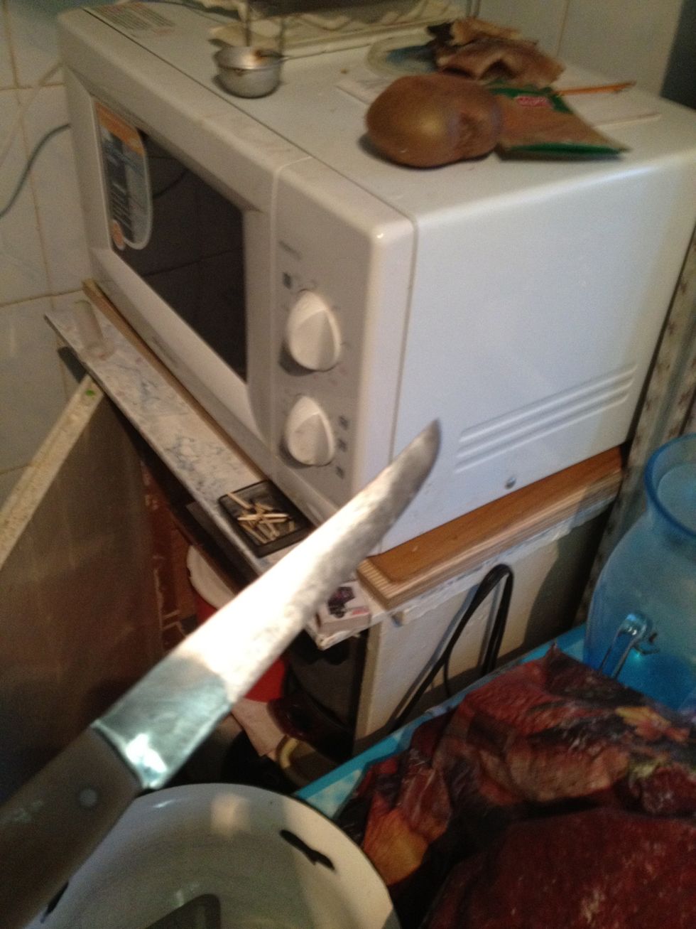 Cut potatoes into small pieces