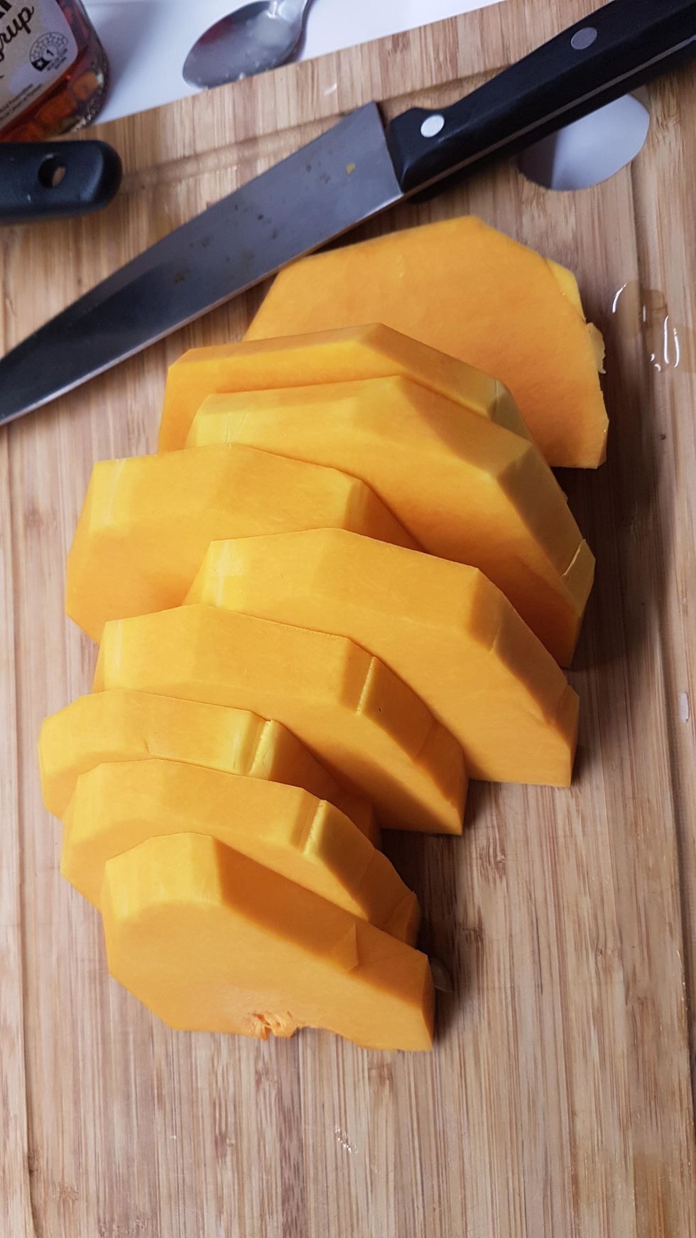 Cut Pumpkin into wedges.