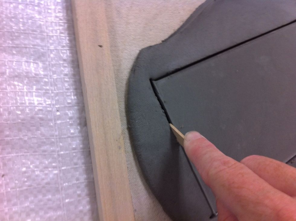 Cut slowly and get a nice clean cut.
