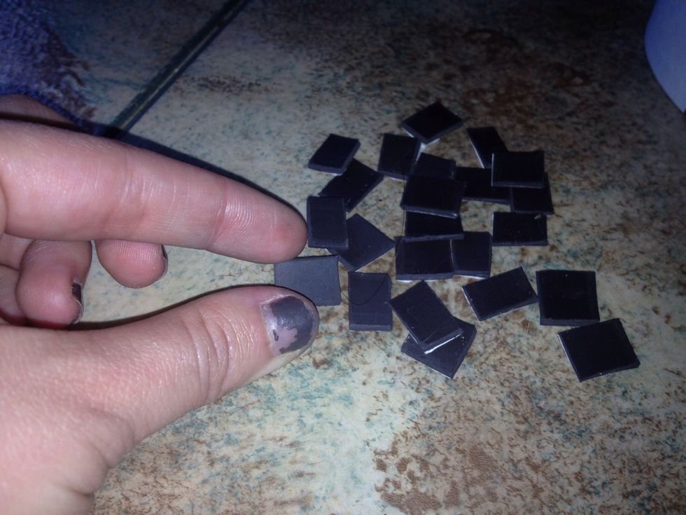 Cut small to medium strips!