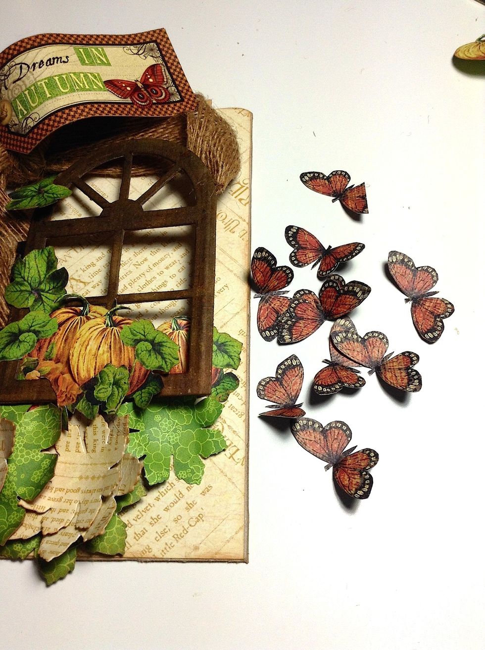 Cut some butterflies...these are from Botanicabella collection.