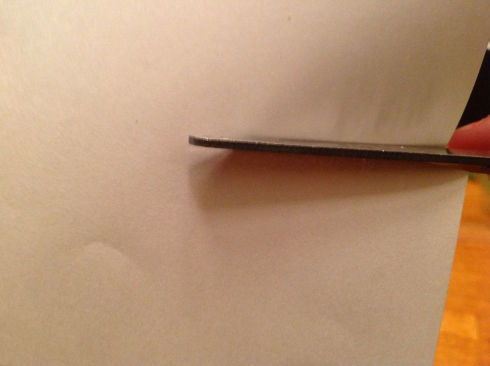 Cut square piece of paper