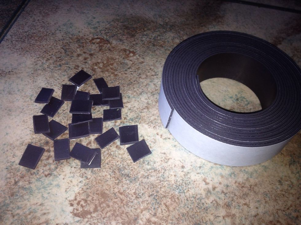 Cut strips of magnet!