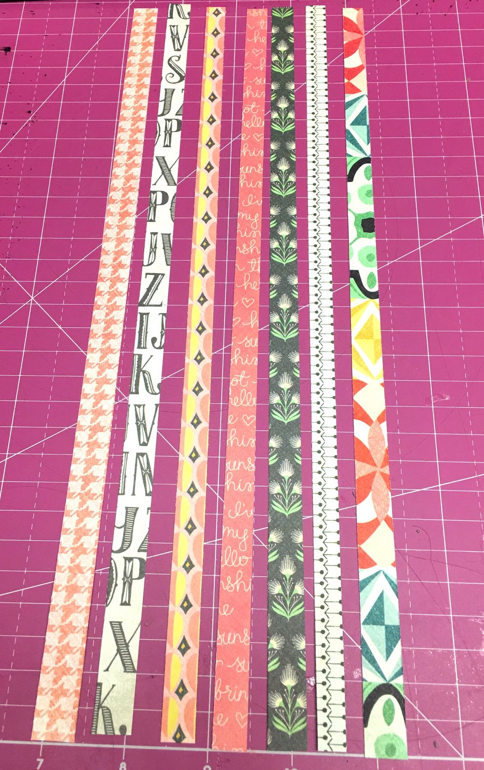 How to construct a paper weave card B+C Guides