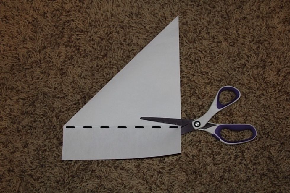 Cut that extra rectangle off because you don't need that anymore :)