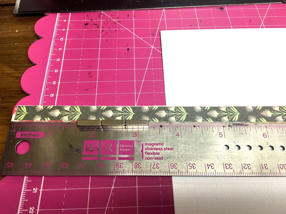 Cut the 12\u201d strips in half so that they measure 6\u201d.