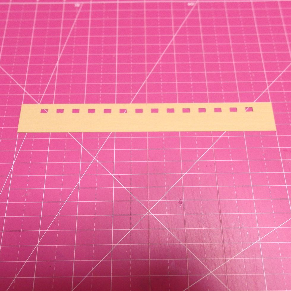 Cut the any paper 1x8' and make 16 holes by Bindit for 24pages