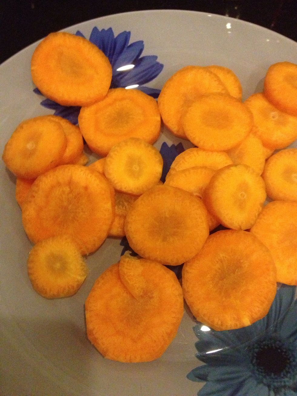 Cut the carrots