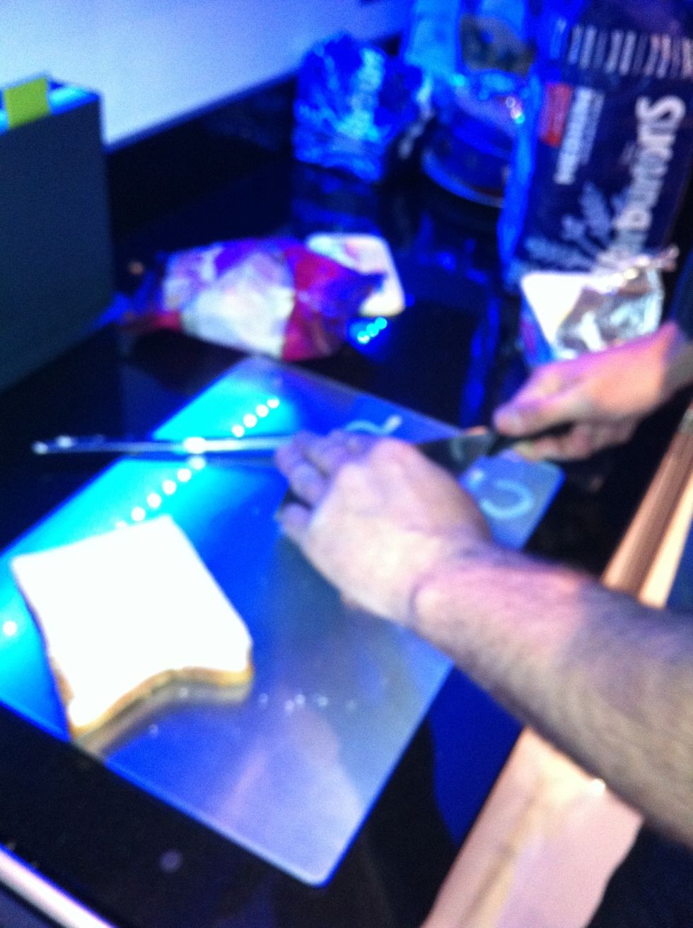 Cut the cheese .