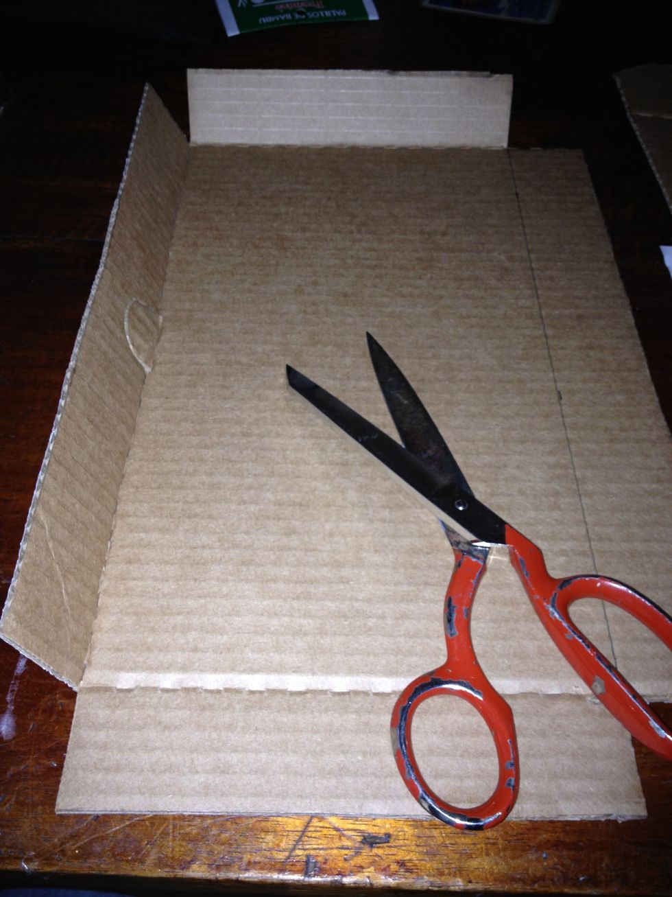 Cut the court lines and add 4 tabs to close the court design