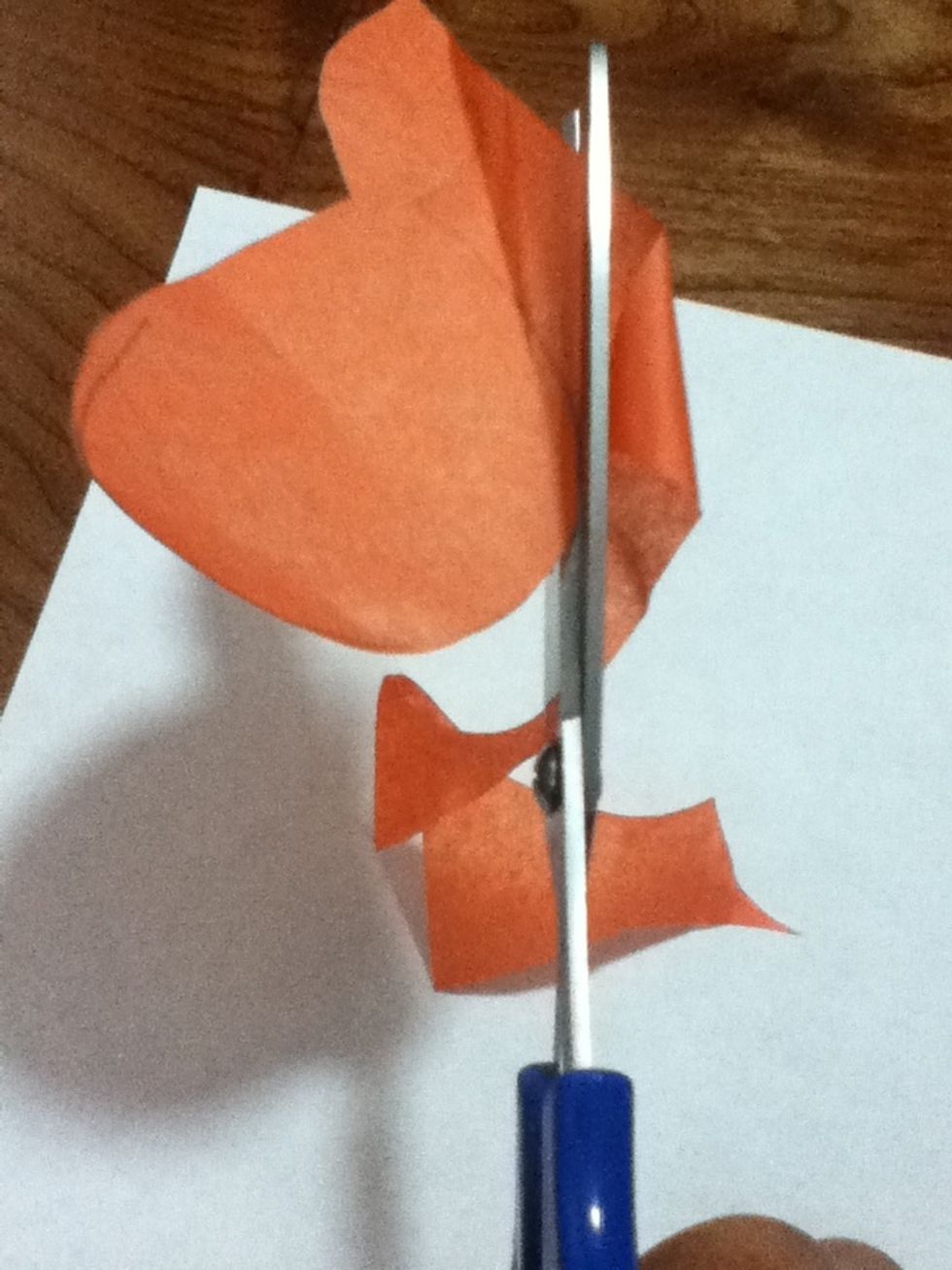Cut the designs.